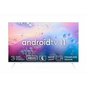 43" led smart телевизор kivi 43u760qw, 3840x2160 4k uhd, android tv, белый