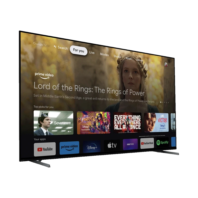 55" oled smart tv sony xr55a80laep, 3840x2160 4k uhd, android tv, negru 8