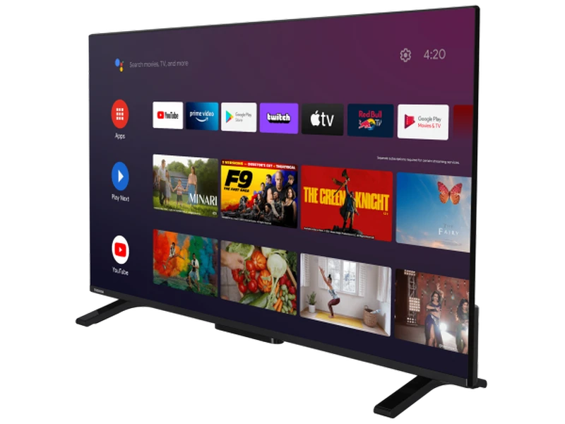 55" led smart tv toshiba 55ua2363dg, 3840x2160 4k uhd, android tv, negru 8