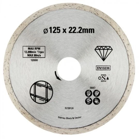 Disc diamantat ceramica d125 sta38007 2