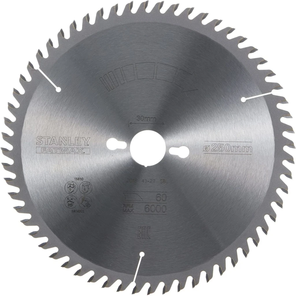 Disc fierastrau circular d250x30x60t sta15610 2