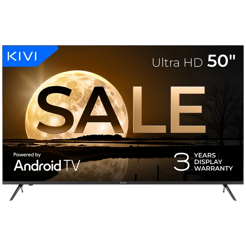 50" led smart tv kivi 50u760qb, 3840x2160 4k uhd, android tv, negru 2