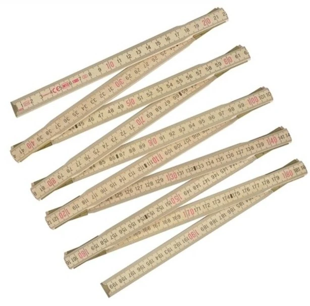 Metru din lemn pliant 2m stanley 0-35-455 2