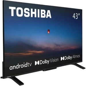 43" qled smart tv toshiba 43qa2363dg, 3840x2160 4k uhd, android tv, negru Thumbnail 4