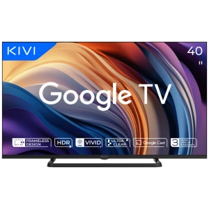 40" LED SMART TV KIVI 40F710QB +PULT!, 1920x1080 FHD, Google TV, Negru
