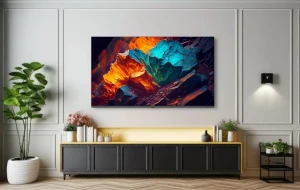 50" QLED SMART Телевизор KIVI 50U770QB, 3840x2160 4K UHD, Android TV, Чёрный