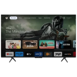 50" qled smart tv tcl 50c655, 3840x2160 4k uhd, google tv, negru Thumbnail 4