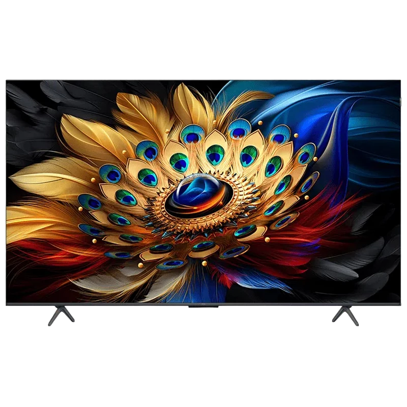55" qled smart tv tcl 55c655, 3840x2160 4k uhd, google tv, negru 10