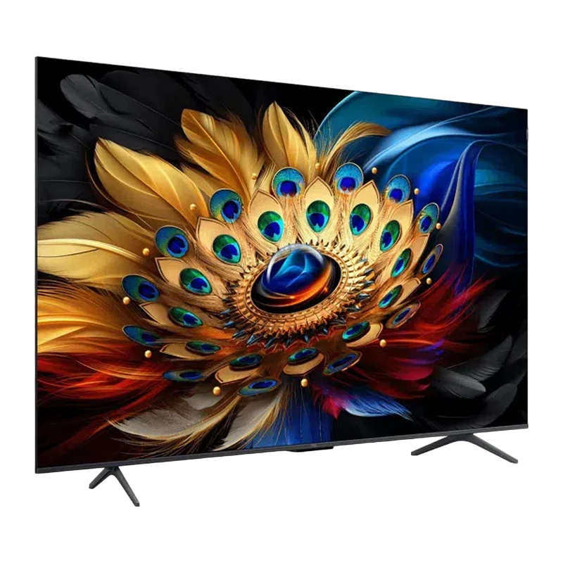 55" qled smart телевизор tcl 55c655, 3840x2160 4k uhd, google tv, чёрный 6
