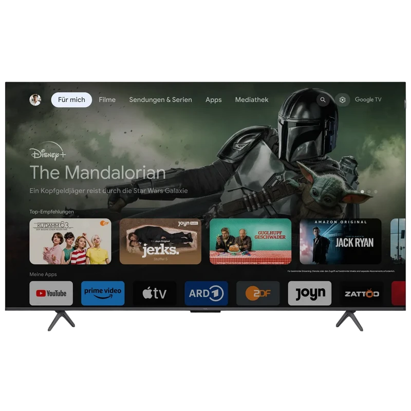 55" qled smart телевизор tcl 55c655, 3840x2160 4k uhd, google tv, чёрный 9