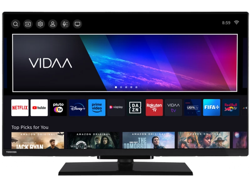 24" led smart tv toshiba 24wv3463dg, 1366x768 hd, черный 2