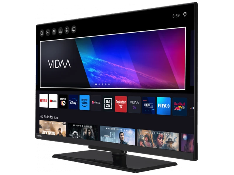 24" led smart tv toshiba 24wv3463dg, 1366x768 hd, negru 7