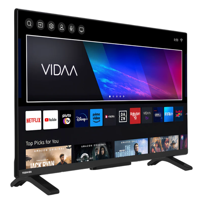 32" led smart tv toshiba 32wv2463dg, 1366x768 hd, vidaa u os, negru 2