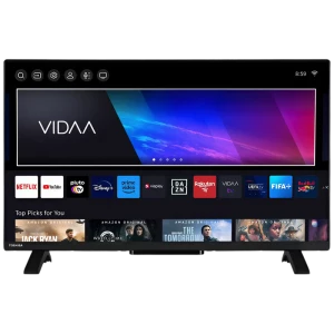 32" led smart телевизор toshiba 32wv2463dg, 1366x768 hd, vidaa u os, чёрный