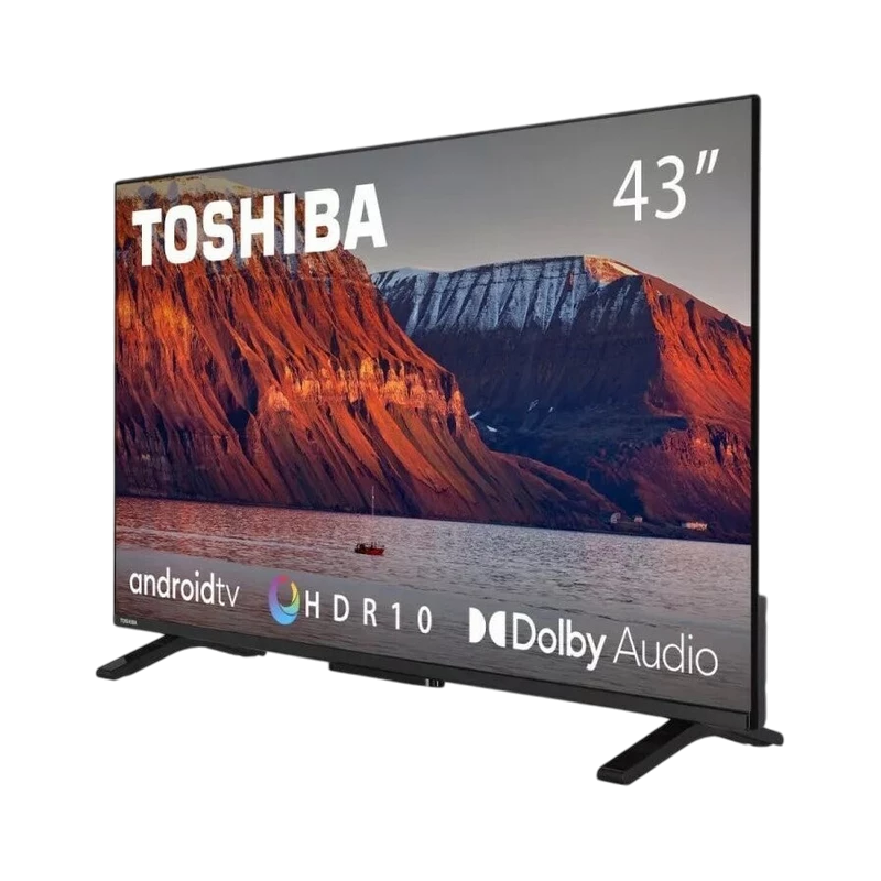 43" led smart телевизор toshiba 43la2363dg, 1920x1080 fhd, android tv, чёрный 3