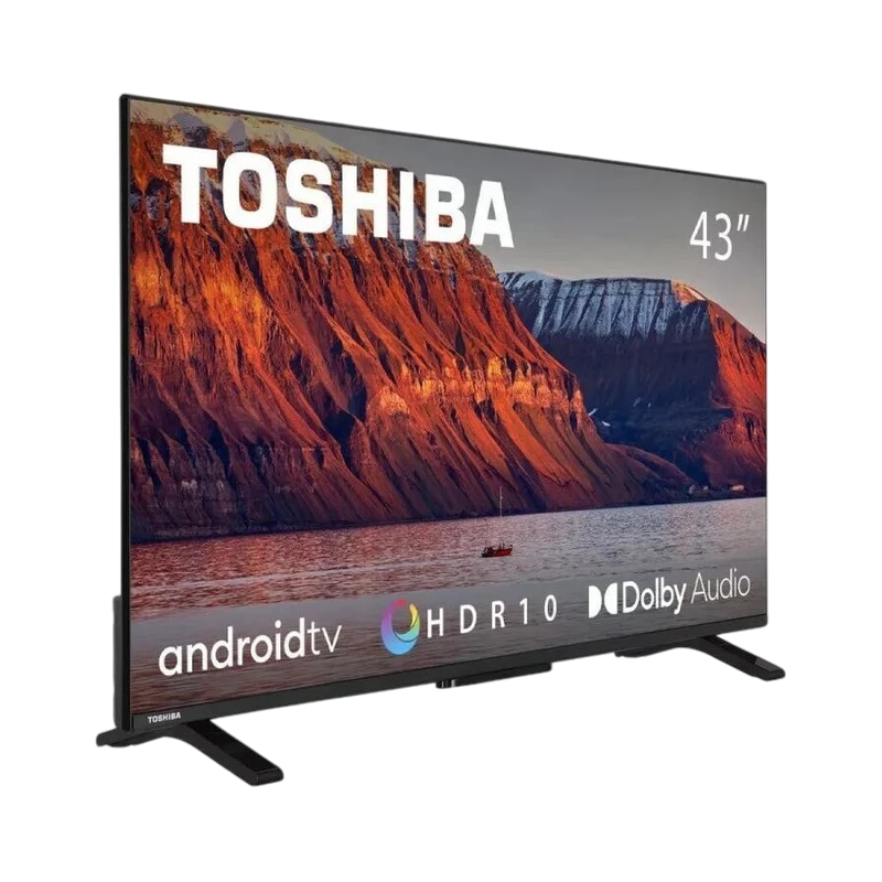 43" led smart телевизор toshiba 43la2363dg, 1920x1080 fhd, android tv, чёрный 7
