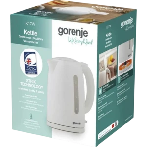 Электрочайник gorenje k17w, белый Thumbnail 4