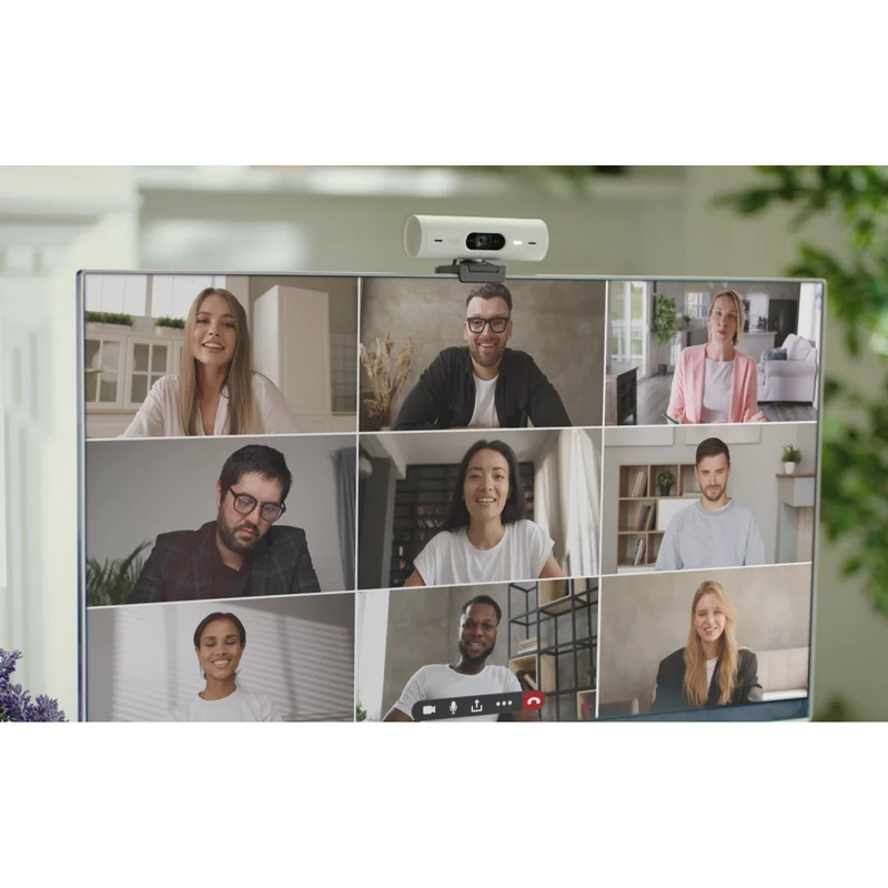 Cameră web logitech brio 500, full-hd 1080p, alb 6