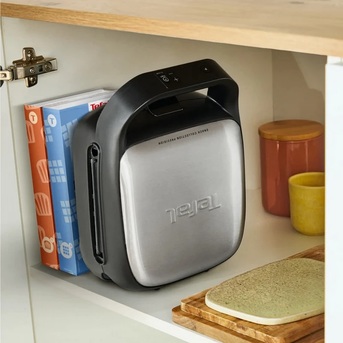 Сэндвичница tefal sw872bf0, чёрный | серебристый 6