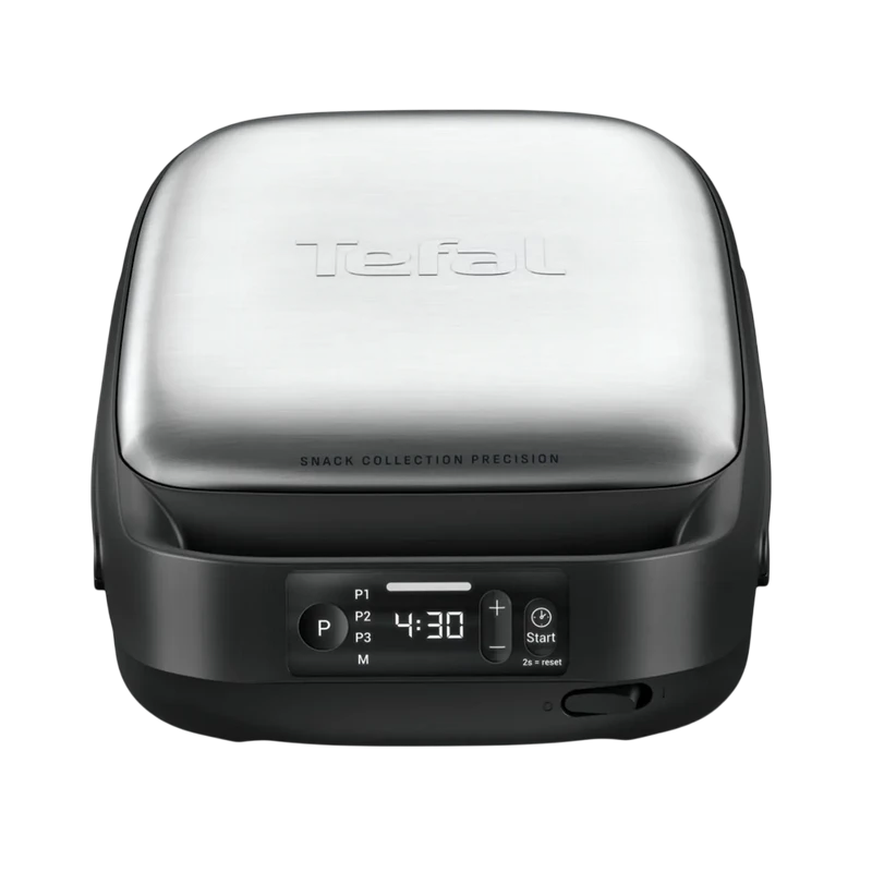 Сэндвичница tefal sw872bf0, чёрный | серебристый 4
