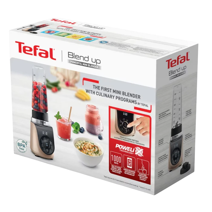 Стационарный блендер tefal bl190af0, бронзовый 2