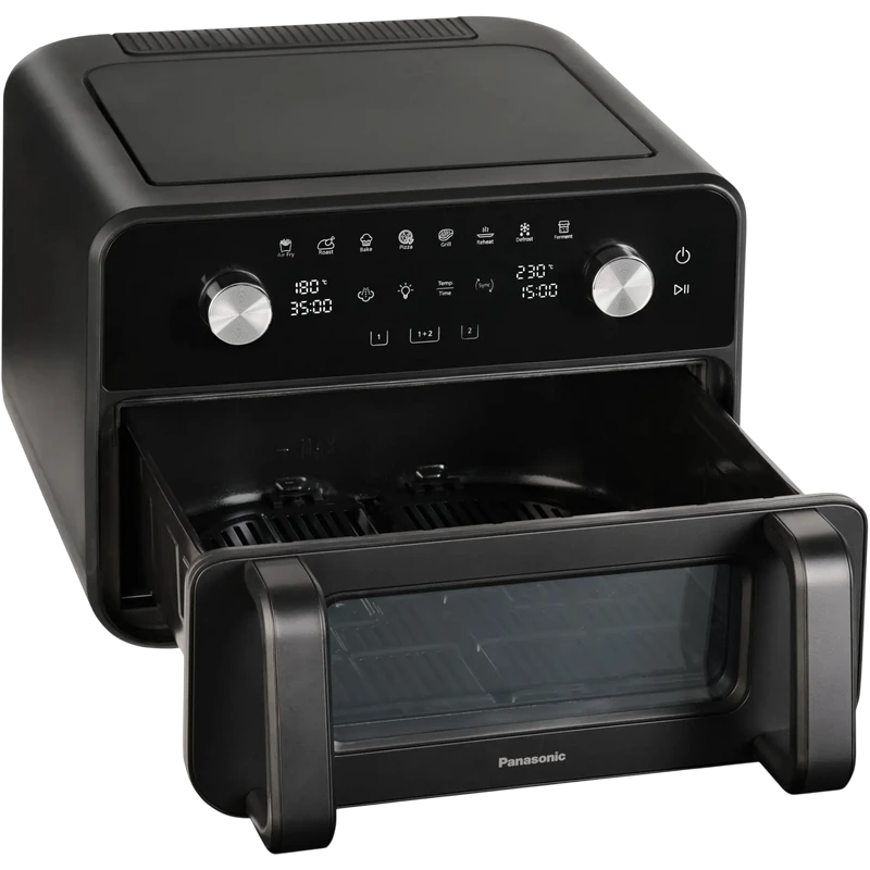 Friteuză cu aer cald panasonic flex nf-bc1000kxe, negru 6