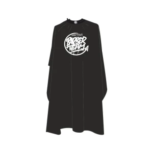Barber cape team pro black