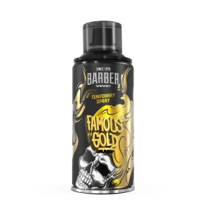 Barber hair color spray 150 ml famous gold