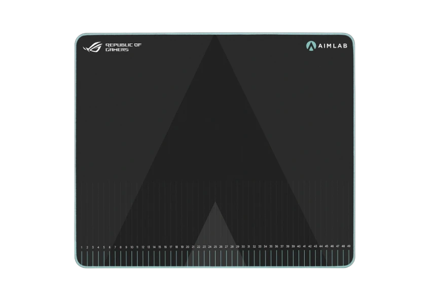 Игровой коврик для мыши asus rog hone ace aim lab edition, large, чёрный 8