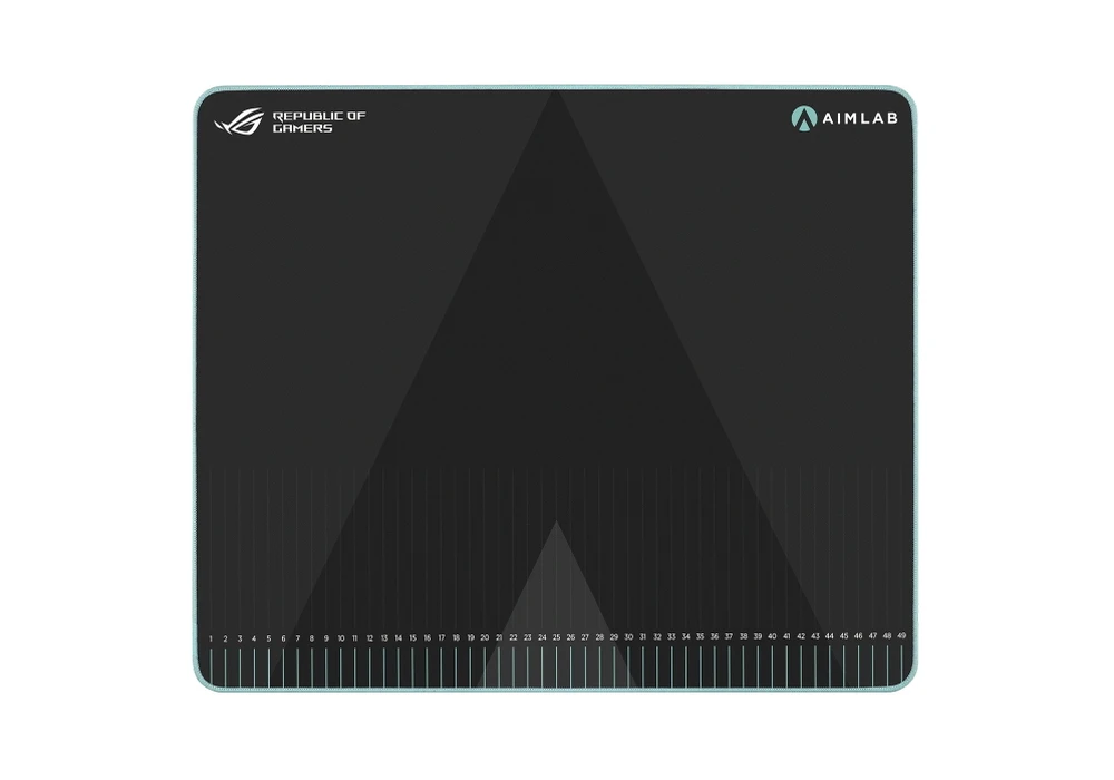 Игровой коврик для мыши asus rog hone ace aim lab edition, large, чёрный 4