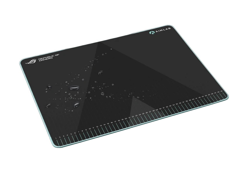 Игровой коврик для мыши asus rog hone ace aim lab edition, large, чёрный 7