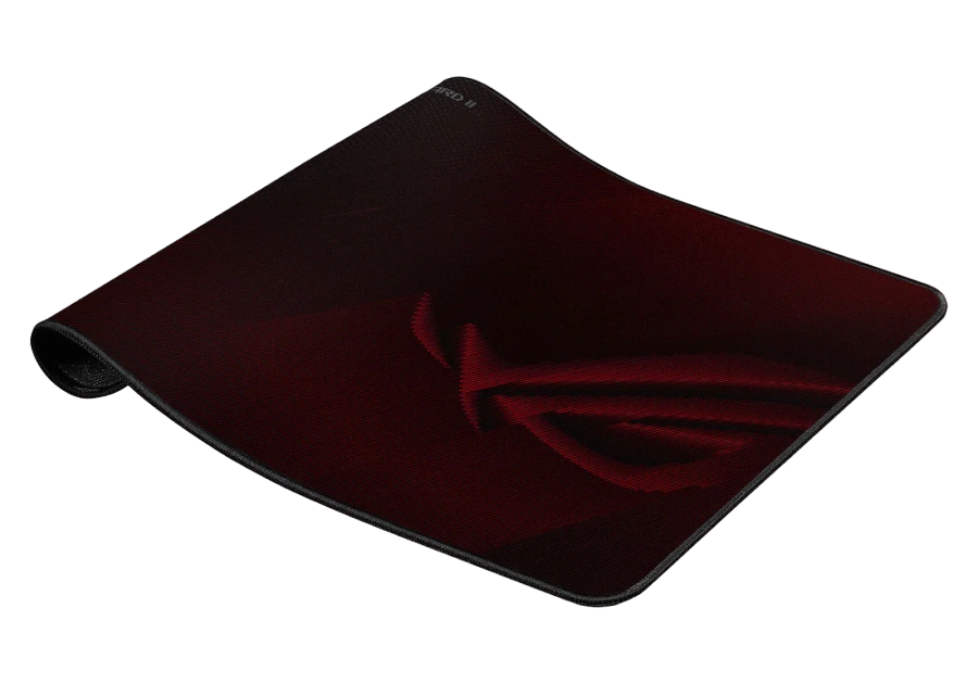 Игровой коврик для мыши asus rog scabbard ii, medium, бордовый 3