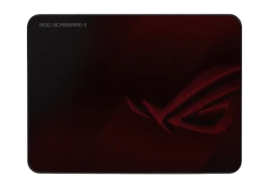 Игровой коврик для мыши asus rog scabbard ii, medium, бордовый