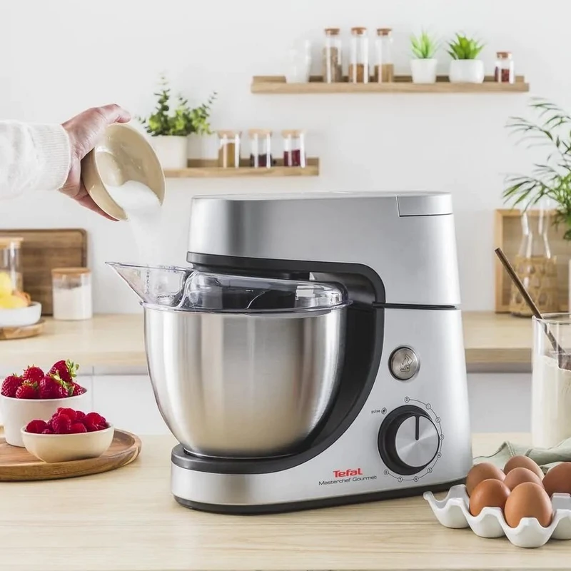 Кухонный комбайн tefal qb512d38, нержавеющая сталь 5