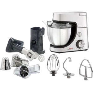 Кухонный комбайн tefal qb512d38, нержавеющая сталь