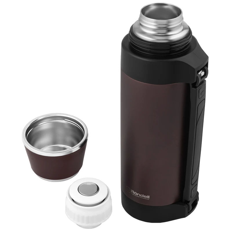 Термос rondell rds-1657, 1,5л, бордовый 5