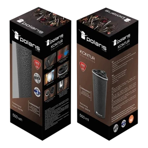 Cană termos polaris kontur-500tm, 0,5l, negru Thumbnail 10