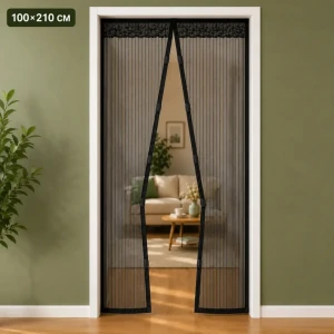 Jaluzele împotriva țânțarilor 100*210cm, negru 3453-3