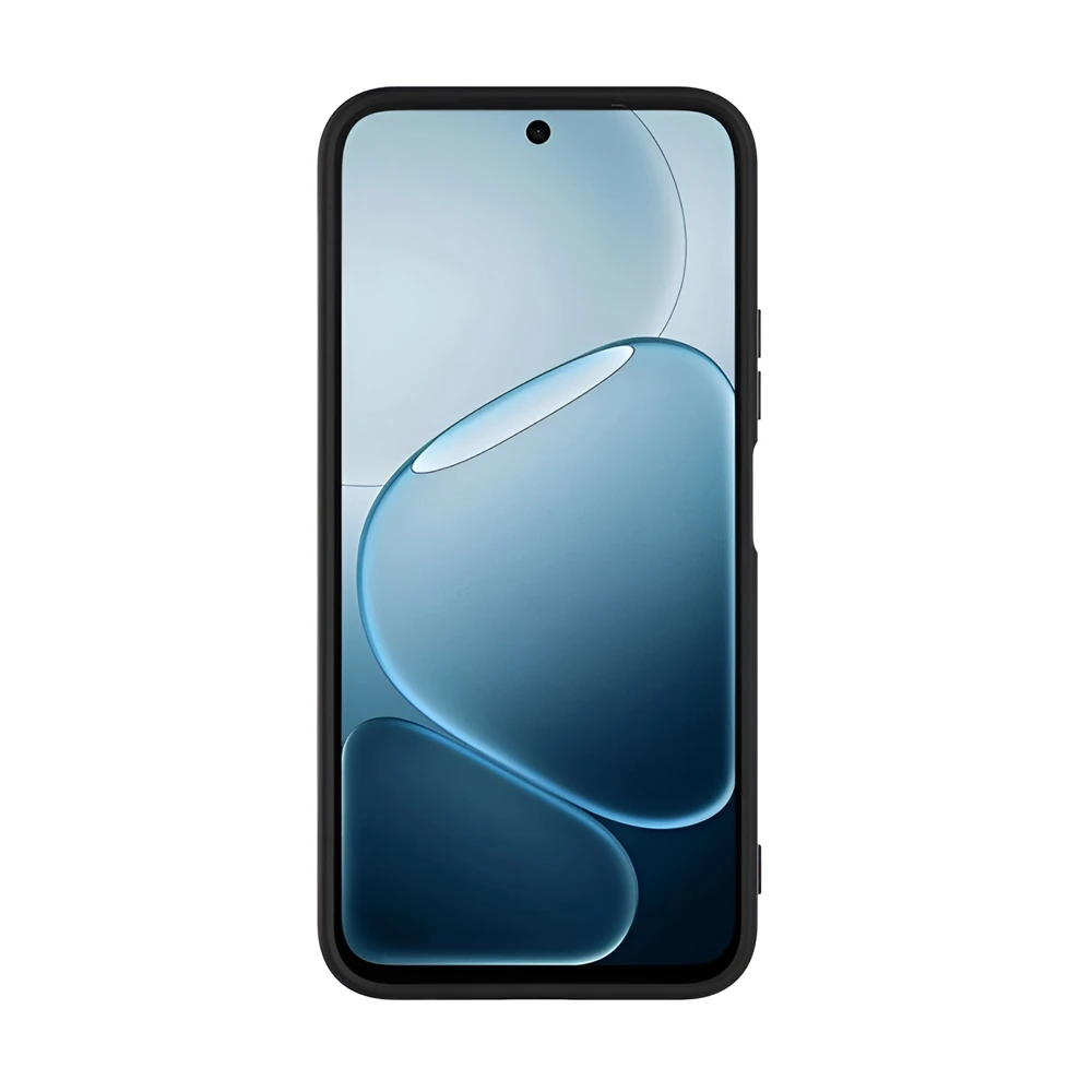 Чехол woo liquid silicone для oppo a6x 5g, черный 2