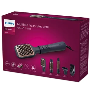 Uscător de păr-perie philips bha530/00, 1000w, negru Thumbnail 7