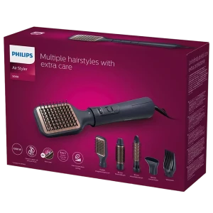 Uscător de păr-perie philips bha530/00, 1000w, negru Thumbnail 13