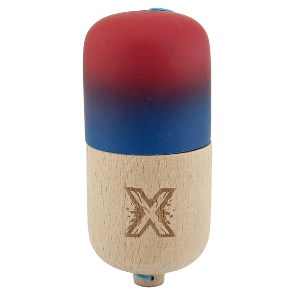 "kendama pill x original", profesională, ața 62/65 cm, 11 x 5 x 5 cm, gradient roșu-albastru 2
