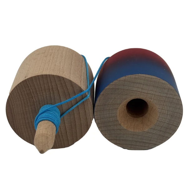 "kendama pill x original", profesională, ața 62/65 cm, 11 x 5 x 5 cm, gradient roșu-albastru 3