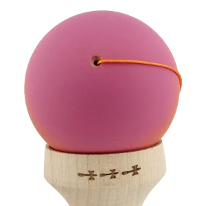 «kendama super sticky x original», rulment metalic, ața 62/65 cm, king size 7.5 x 6 x 18 cm, gradient roz-portocaliu-galben Thumbnail 7