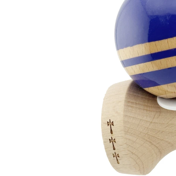 "kendama flippy x original rainbow", profesională, rulment metalic, ața 62/65 cm, ultra aderent, cupe mari, king size 7 х 6 х 18 cm, violet-maro 9