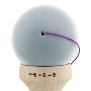 «kendama super sticky x original», rulment metalic, ața 62/65 cm, king size 7.5 x 6 x 18 cm, gradient gri-mov Thumbnail 10