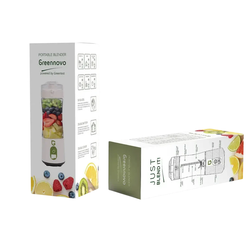 Измельчитель greennovo portable blender, cyan 3