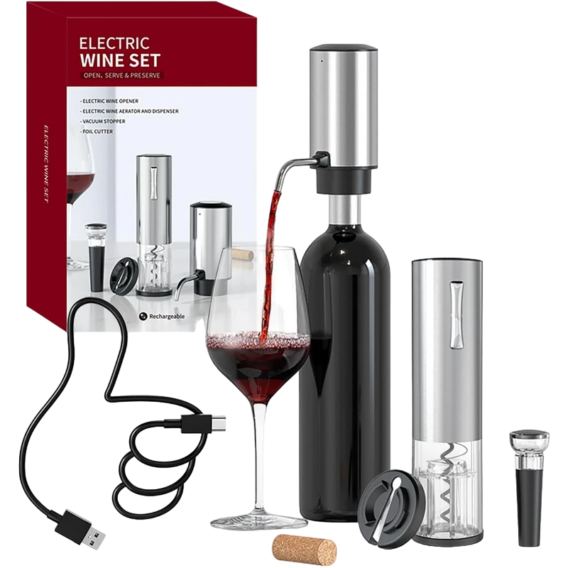 Set pentru vinuri circle joy sgs-kd-8, oțel inoxidabil 3