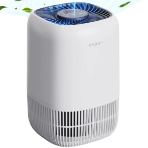 Purificator de aer evoair nuvia, filtru 3 in 1 true hepa, carbon activ