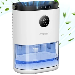 Dezumidificator aer evoair humix560, 560ml/24h, silențios, senzor de umiditate, 3 moduri funcționare